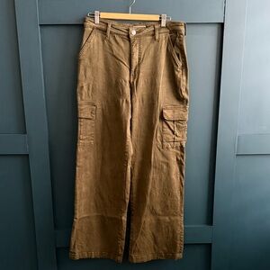 Women’s Olive Cargo Pants